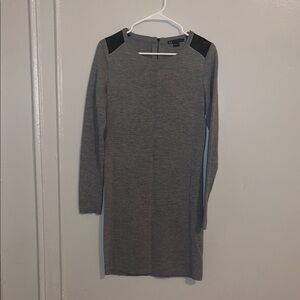 Armani Exchange Gray Sweater Dress